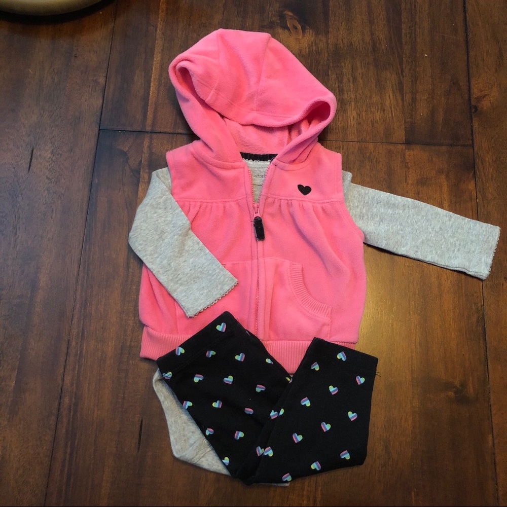 Carter’s 3 piece set with vest